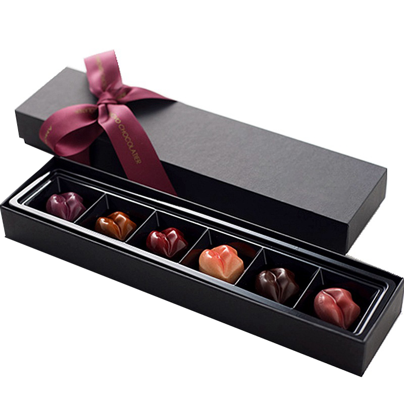 9/12/16/25 Grid Festive Chocolate Gift Box Valentine's Day Candy  Transparent Carton Wedding Christmas