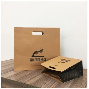 Custom Logo Premium Black Shopping Bags Paper Hand Bag Wholesale