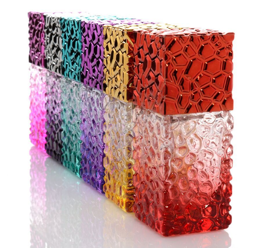 25ML Gradient Honeycomb Glass Perfume Bottles