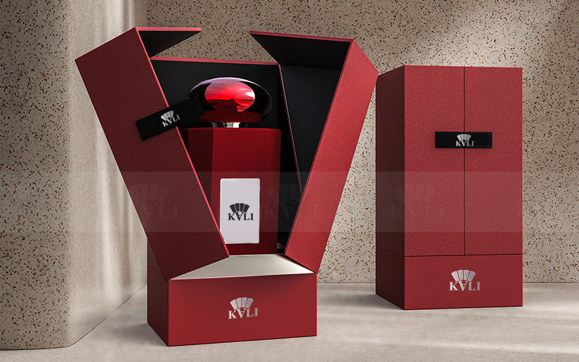 Red Luxury Double Door Open Perfume Box