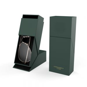 Green Sliding Box For Glasses Case Eyeglasses Packaging