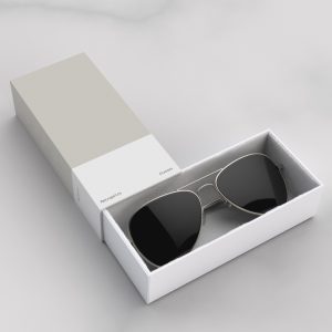 Special Book Shape Eyeglasses Box Morandi Color Sunglass Case