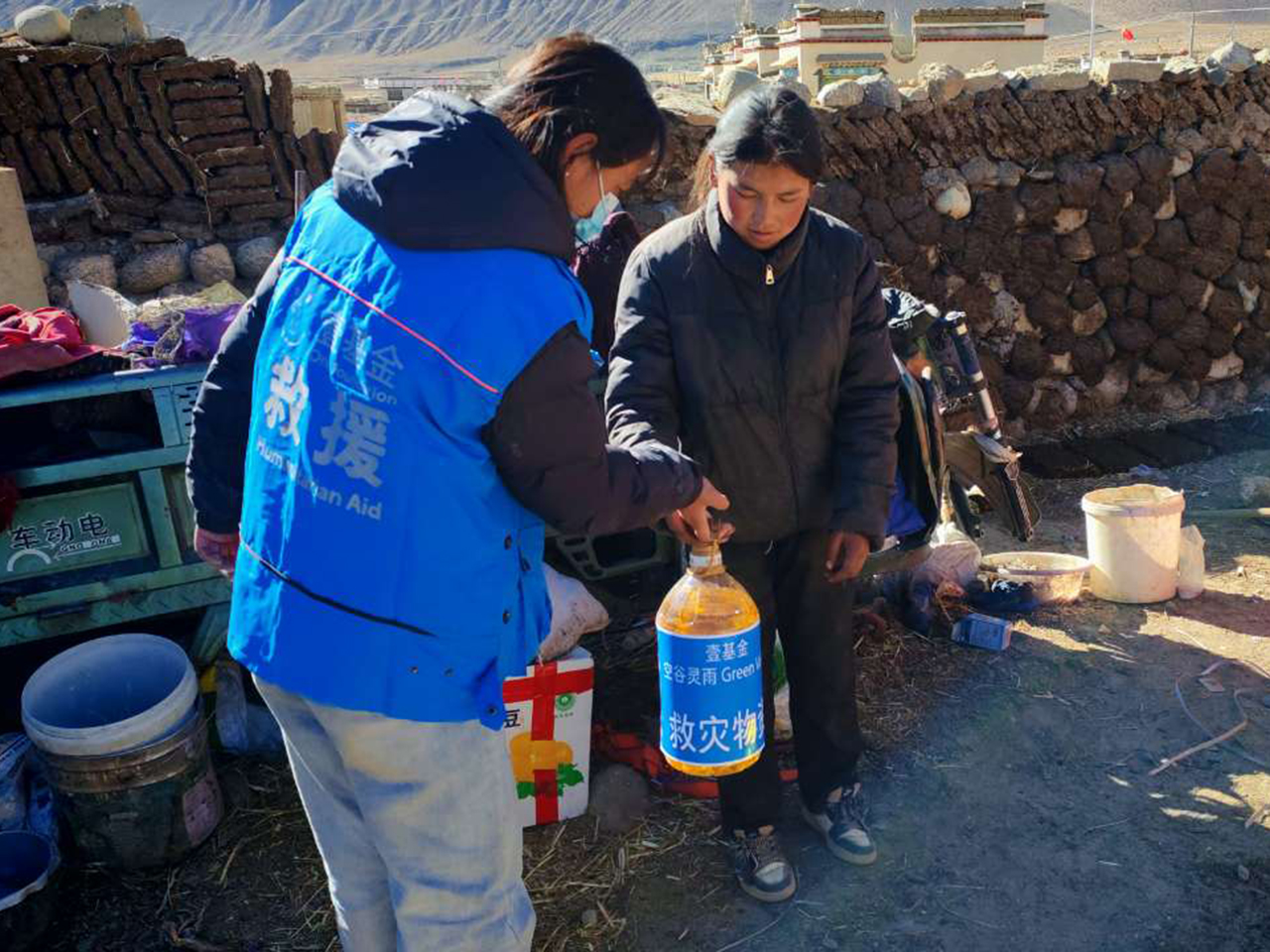 KALI Donated Supplies To Tibet Disaster Area