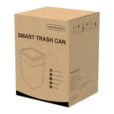 Paperboard Smart Trash Can Pacakging Box For Smart Garbage Can