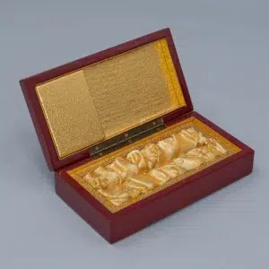 High-grade Red Woodgrain Texture Mdf Gift Box