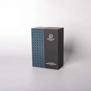 Luxury Black Double Door Open Perfume Packaging